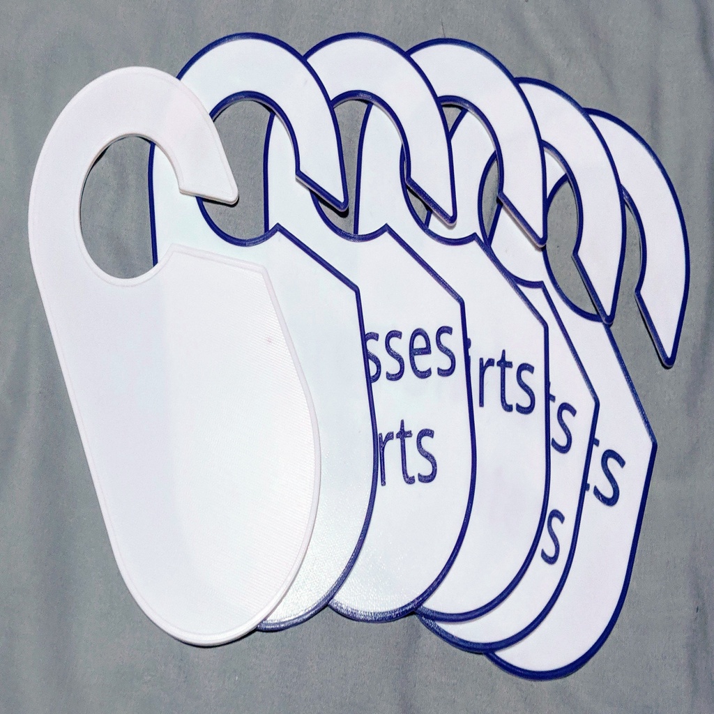 Hanger Dividers by ltlowe Download free STL model