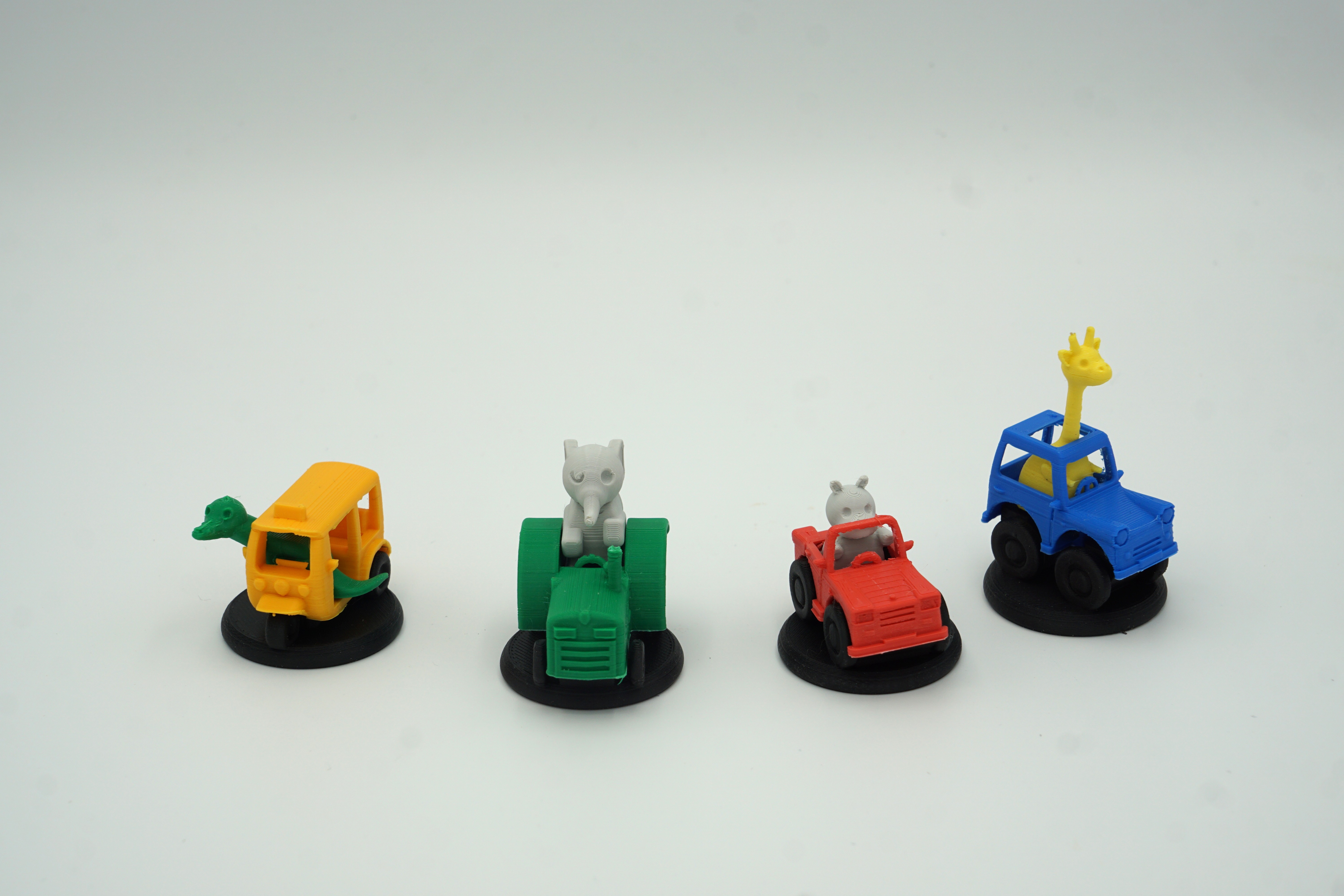 Wacky crash derby vehicles
