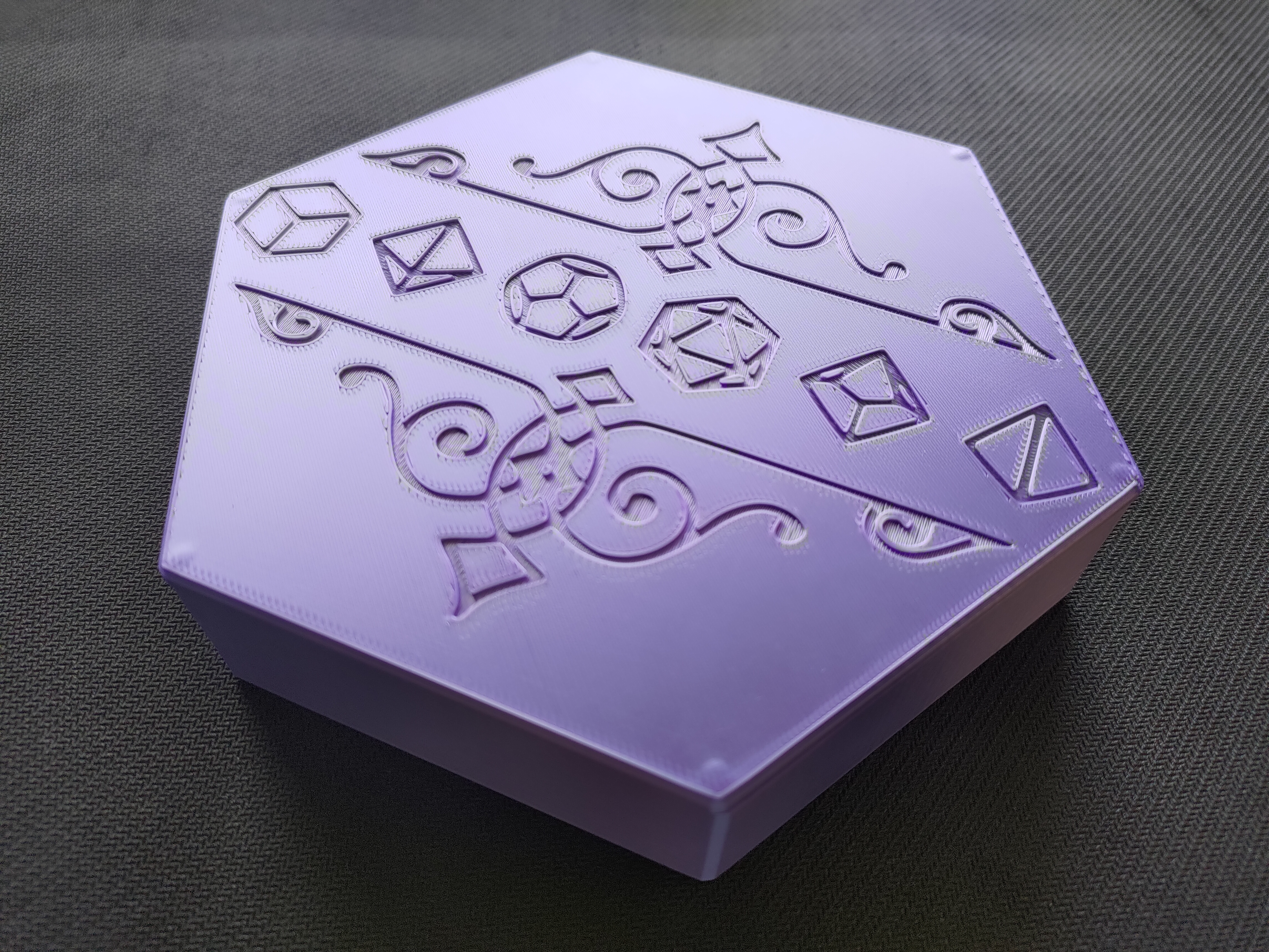 RPG dice magnet box