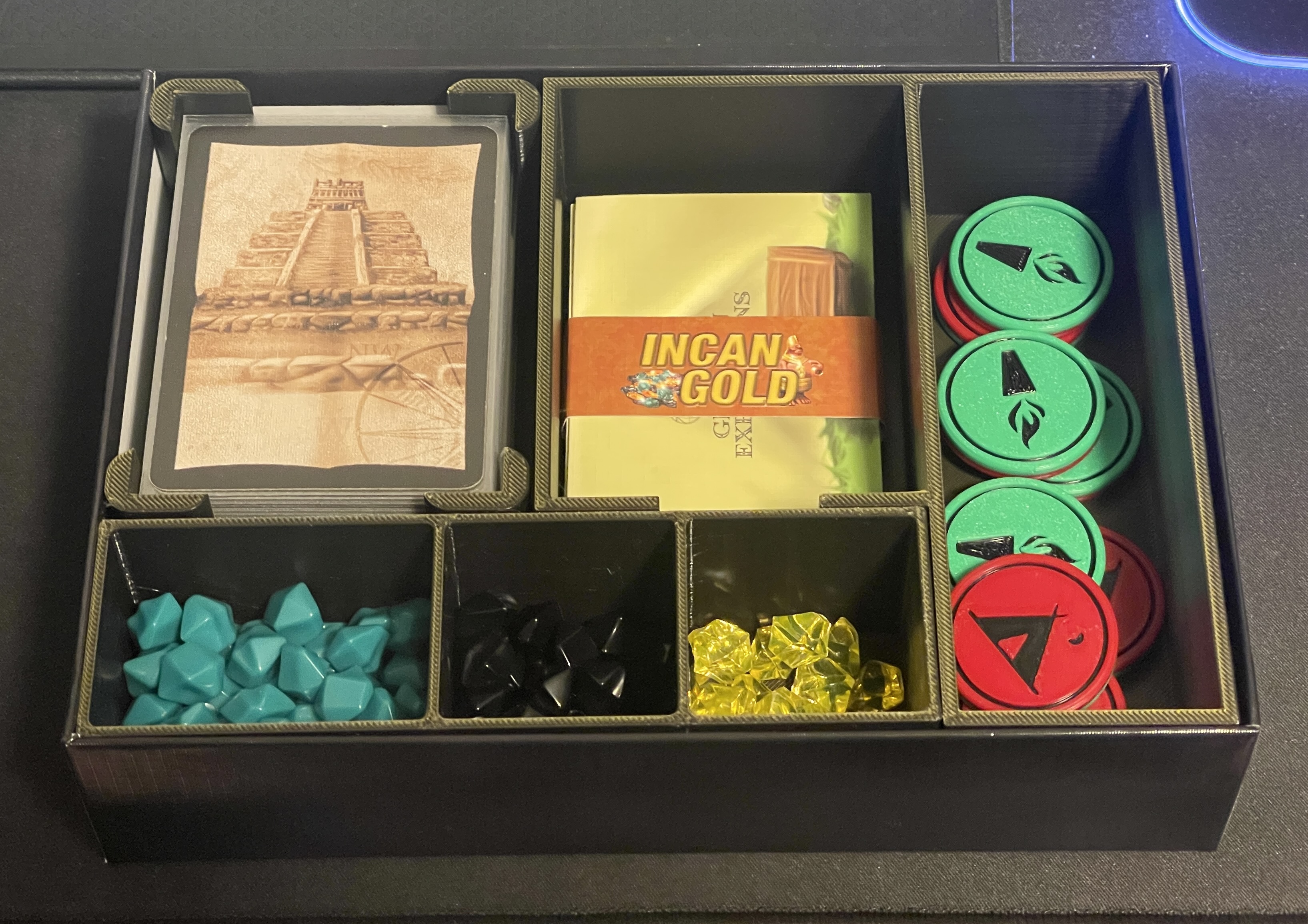 Incan Gold Organizer