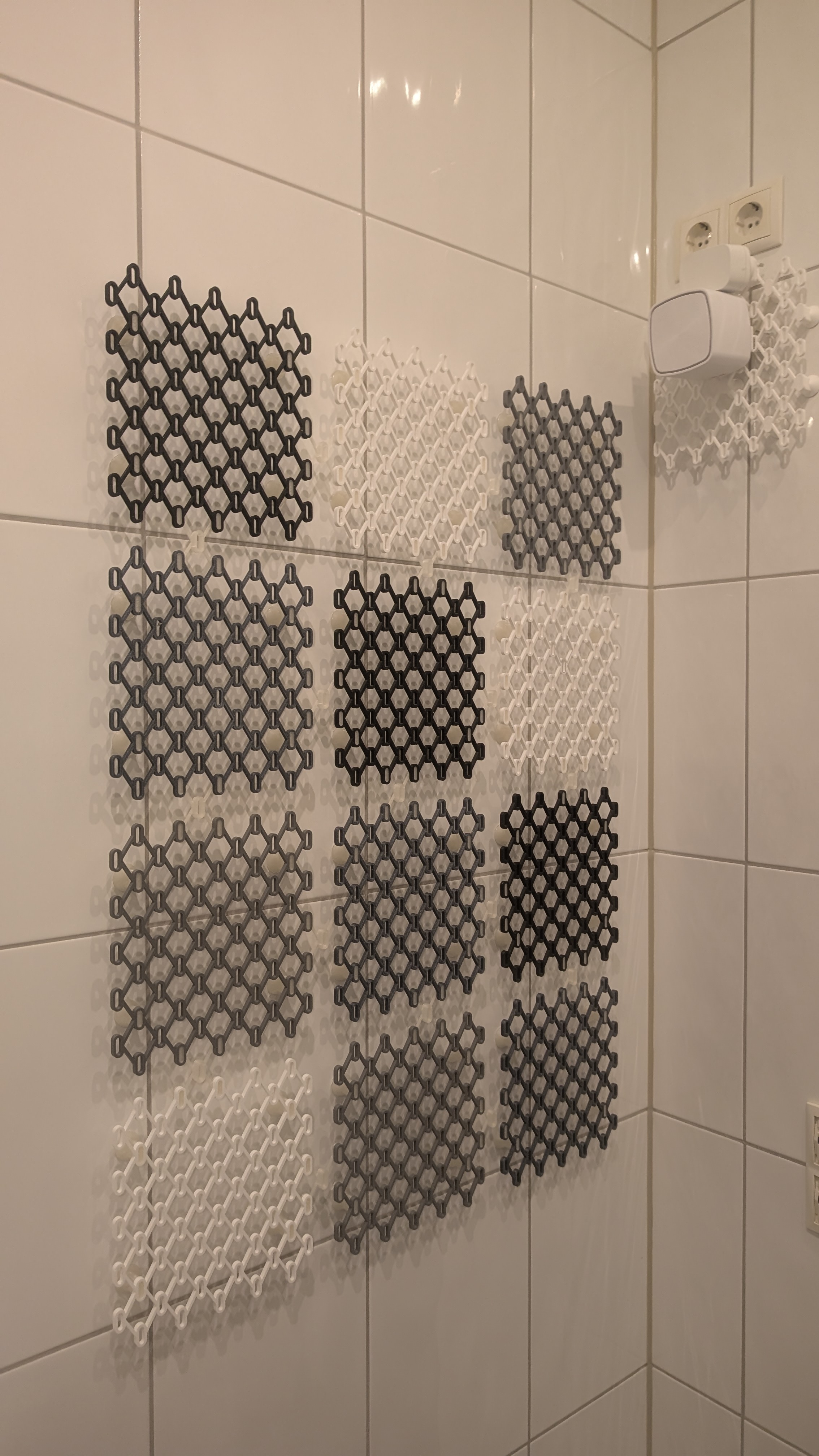 Another Minimalist Skadis Wall System – Hidden Adhesive Mounts