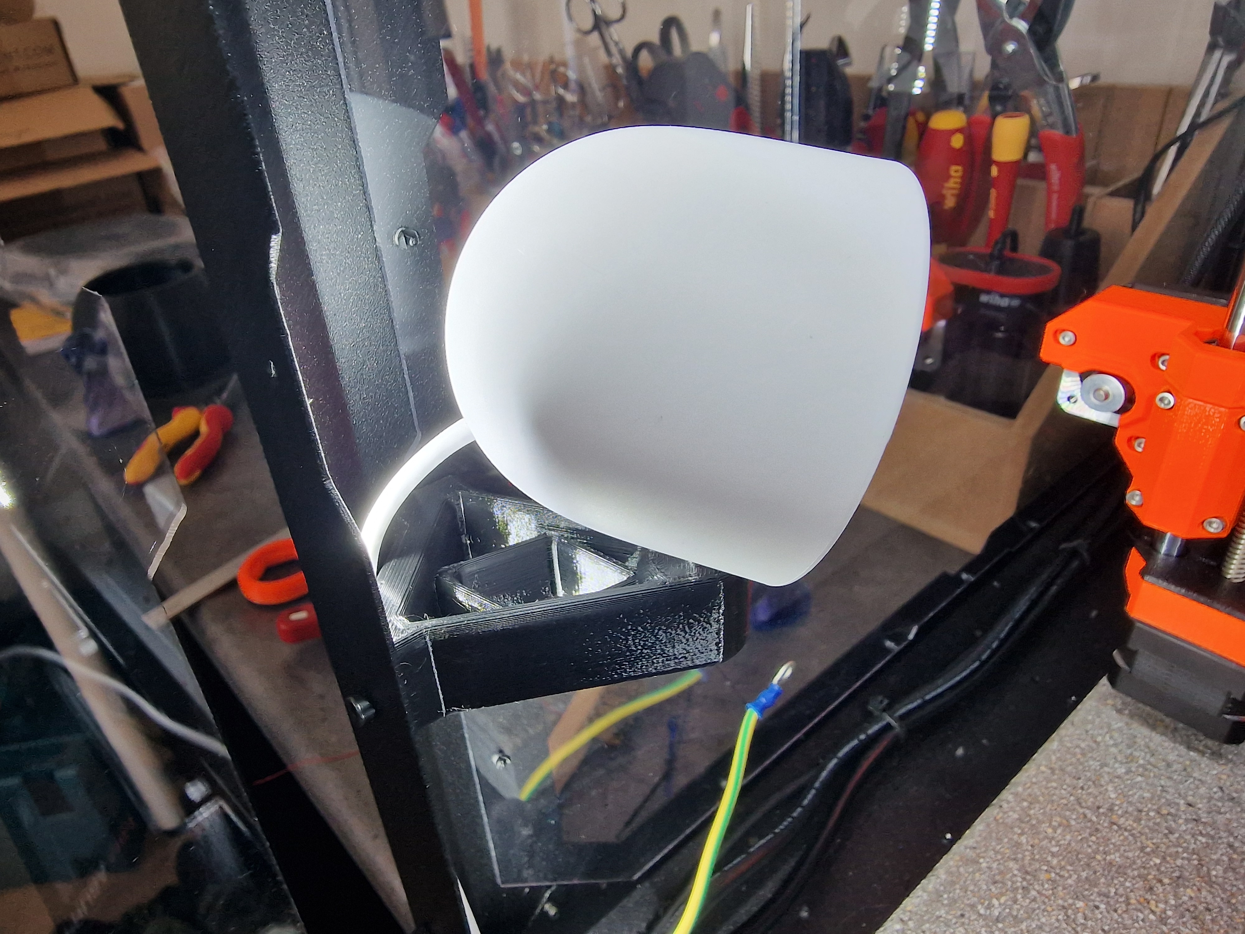 Google indoor cam holder for Prusa original enclosure