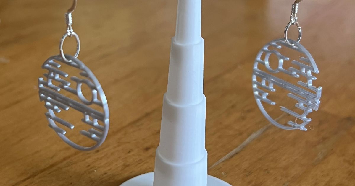 Collapsible Earring Stand (expands 22mm to 85mm) by EcoDad | Download ...