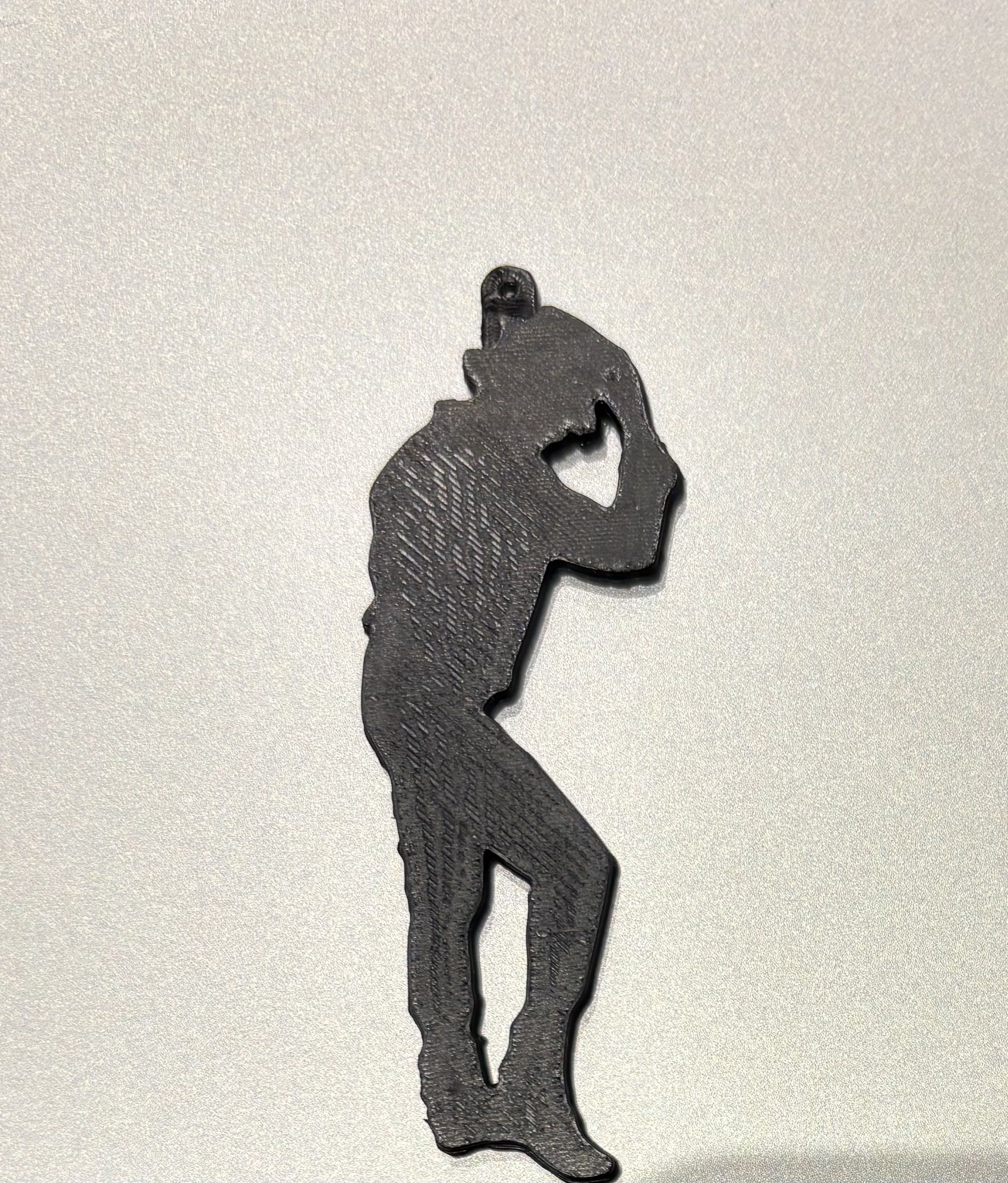 Michael Jackson Standard Keychain Moonwalk Style