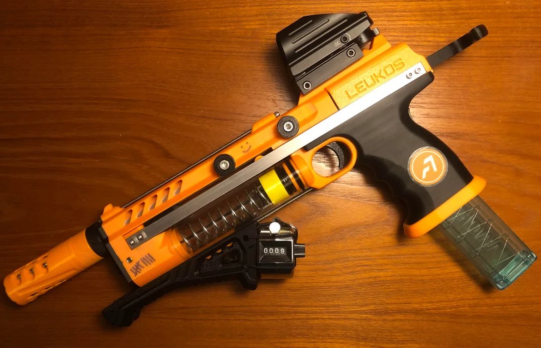 The Drawn Line - Printable Nerf Blaster Pistol (AKBM hardware kit) — miniatura 4