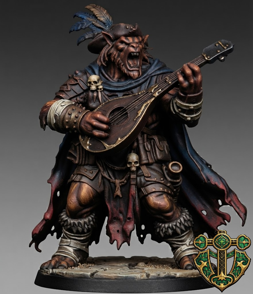 Miniatura 2 del modelo 3D Bugbear Bard