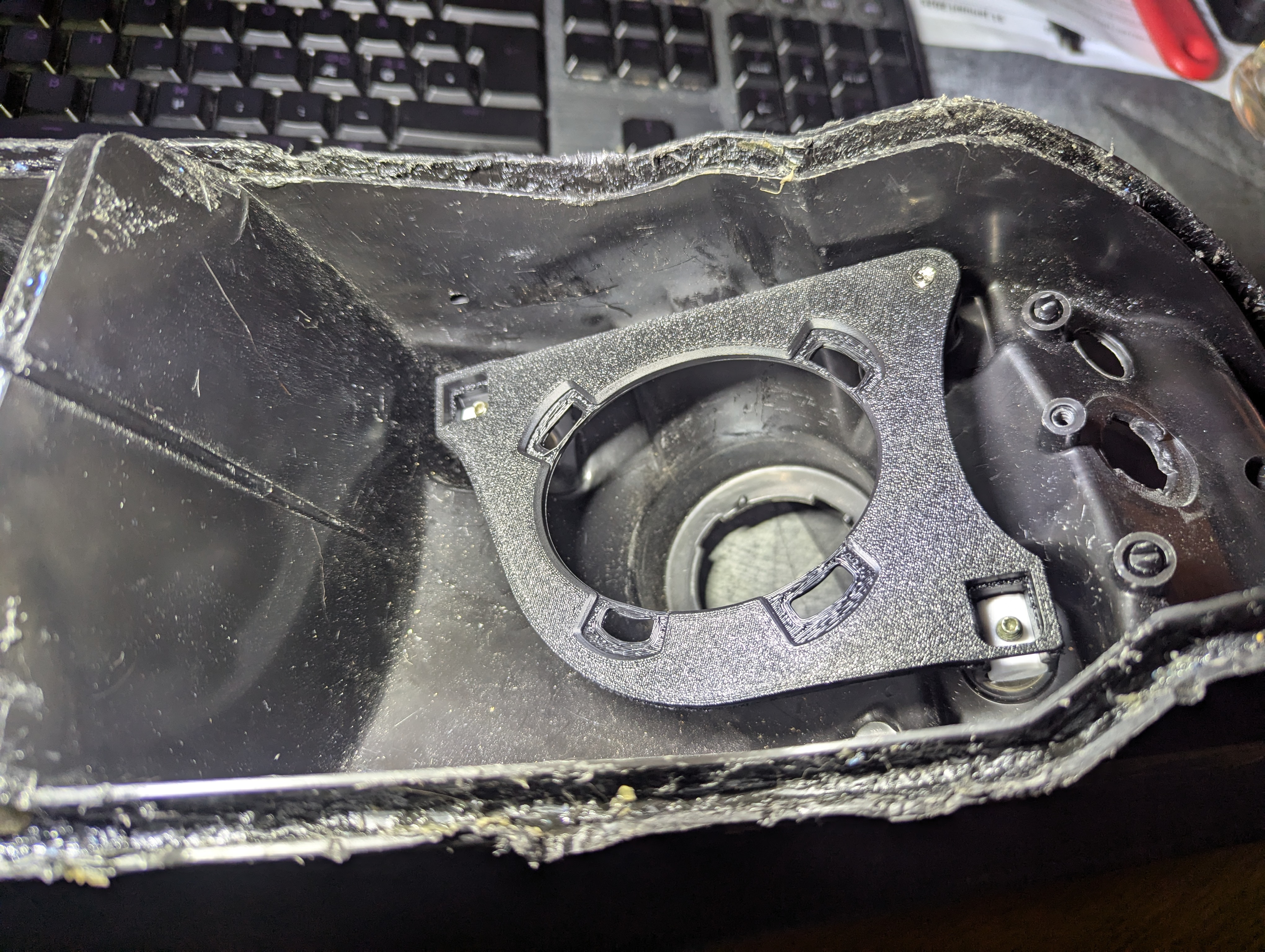 Nissan Skyline R33 Headlight projector conversion plate. — thumbnail 2