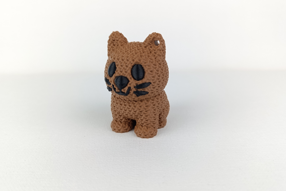 Miniatura 4 do modelo 3D Knitted Cat Keychain