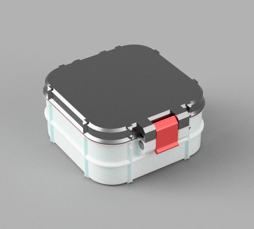 Box 10x10x5cm (no support no screw)