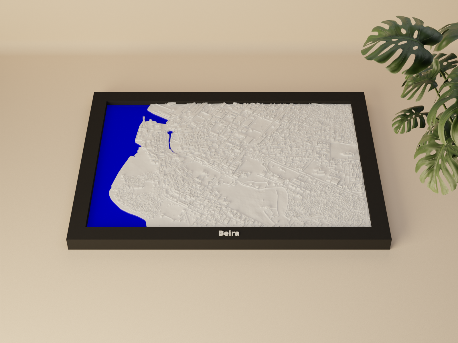 Beira, Mozambique - 3D Miniature