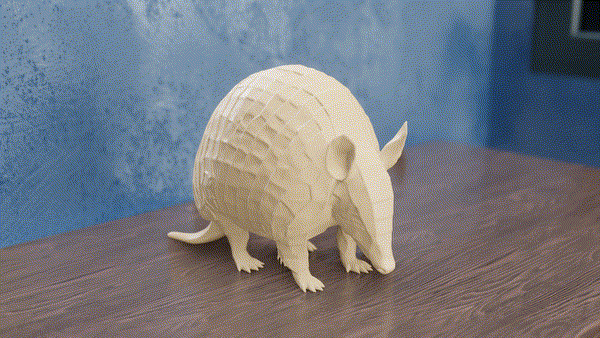 Low Poly Armadillo — thumbnail 3