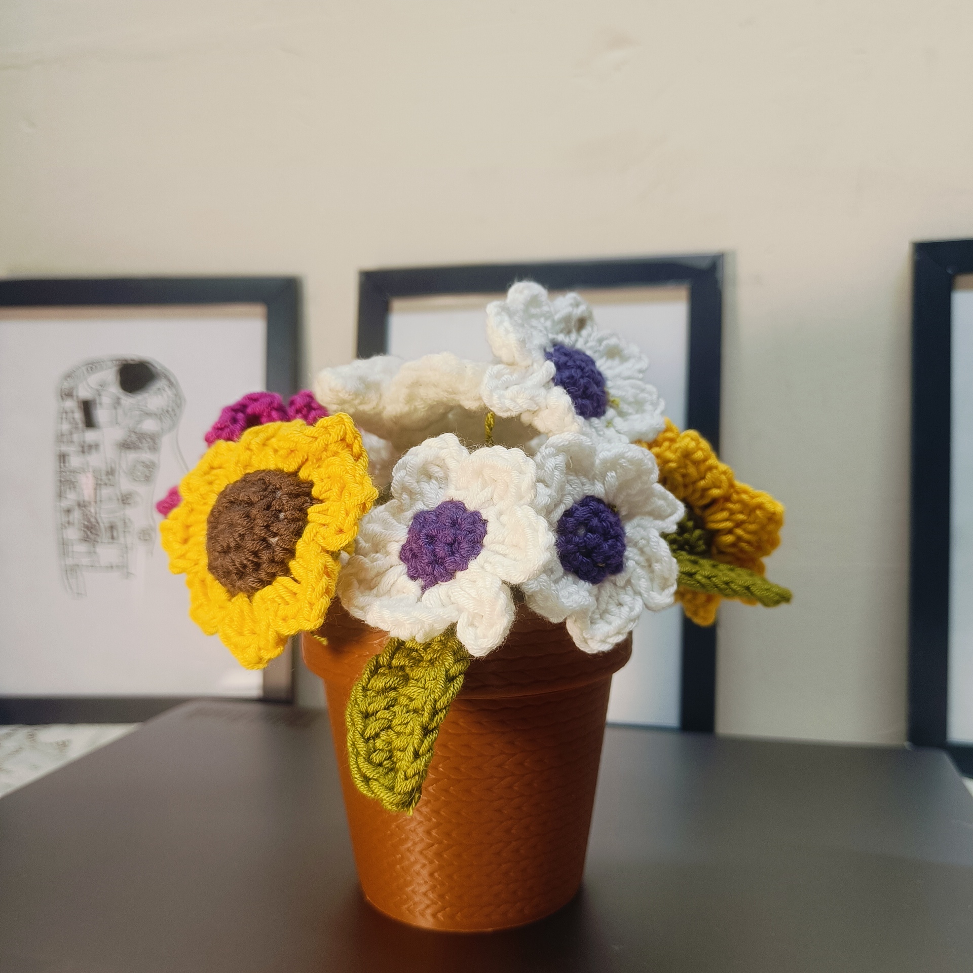 Crochet Style Planter Pot