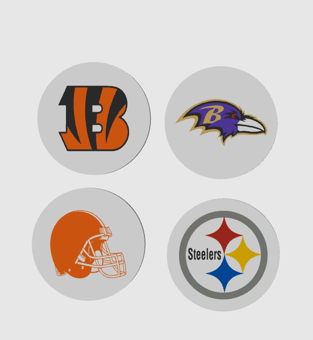 Snap-Fit Beverage Can Lid (Pack 2 AFC North)