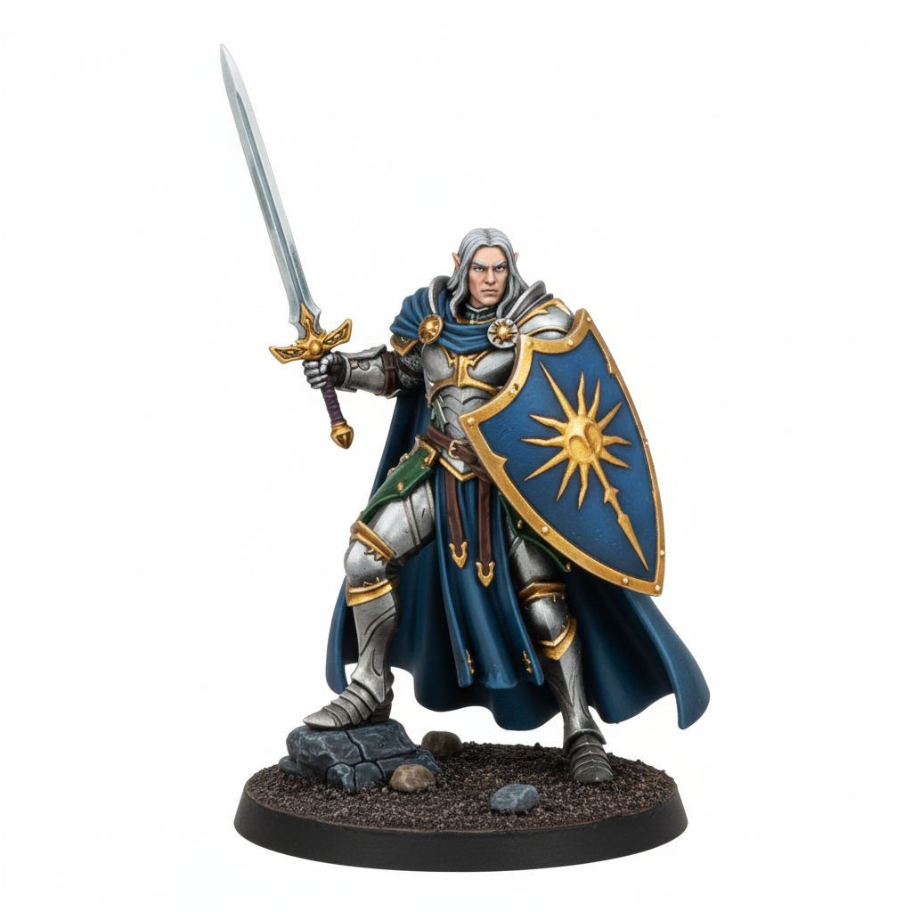 D&D Miniature: Elf Knight