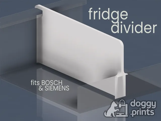 Fridge Door Shelf Divider – Siemens/Bosch Style