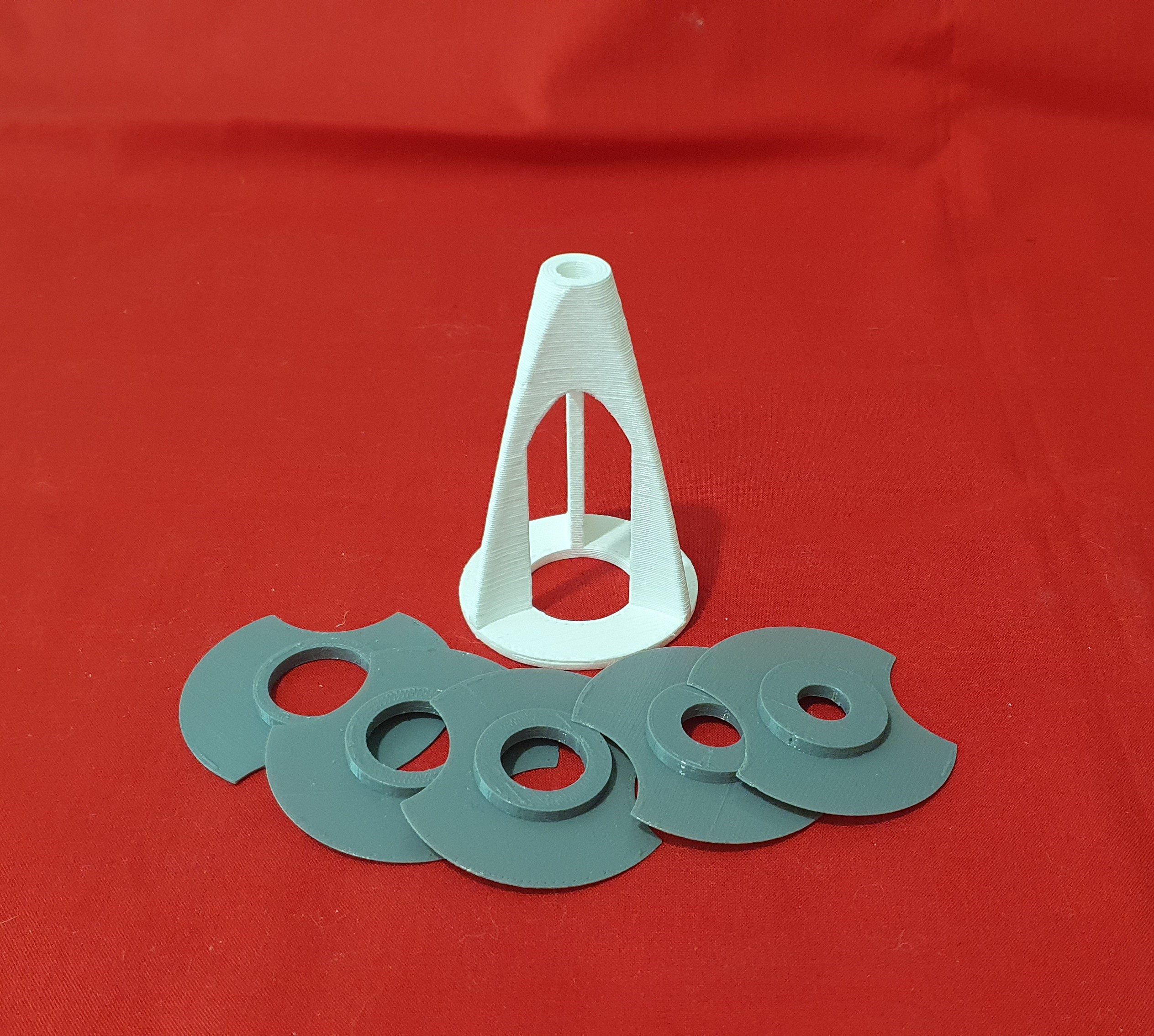 Spade wood drill guide with inlays