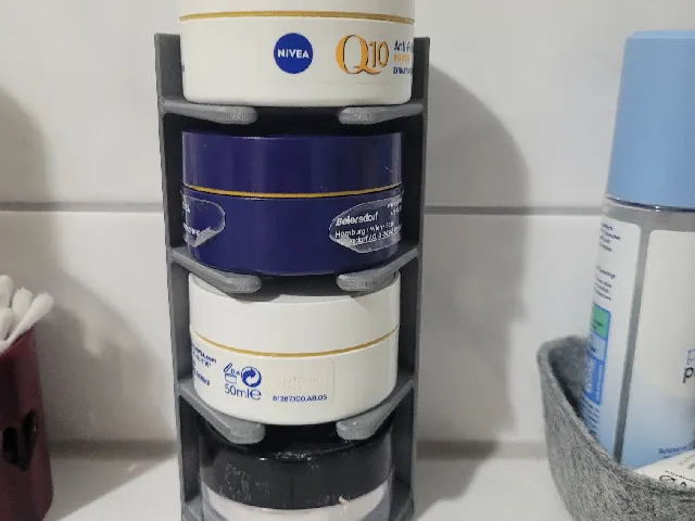 Nivea Cream / Skincare Jar Organizer – Vertical Storage Rack