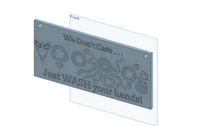Bathroom Sign