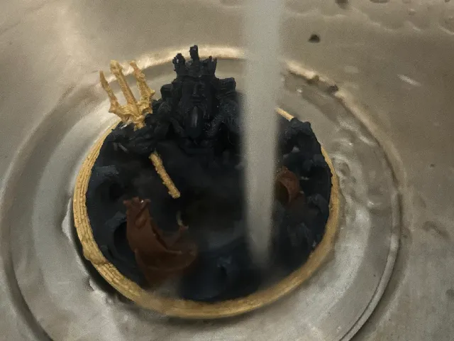 Poseidon and Odysseus Sink Drain