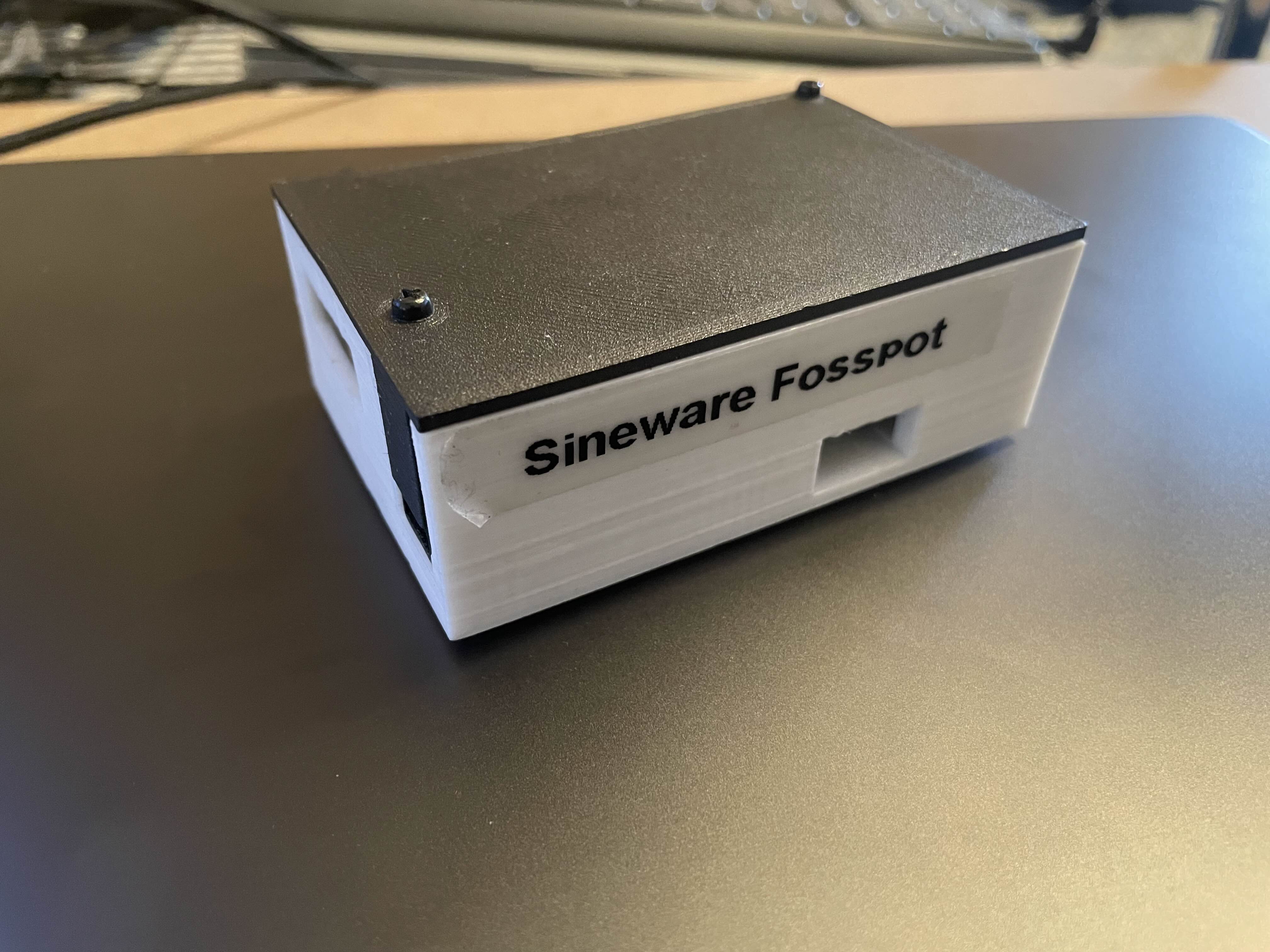 Sineware Fosspot (Raspberry Pi Zero 2W + Waveshare SIM7600G-H B Case)