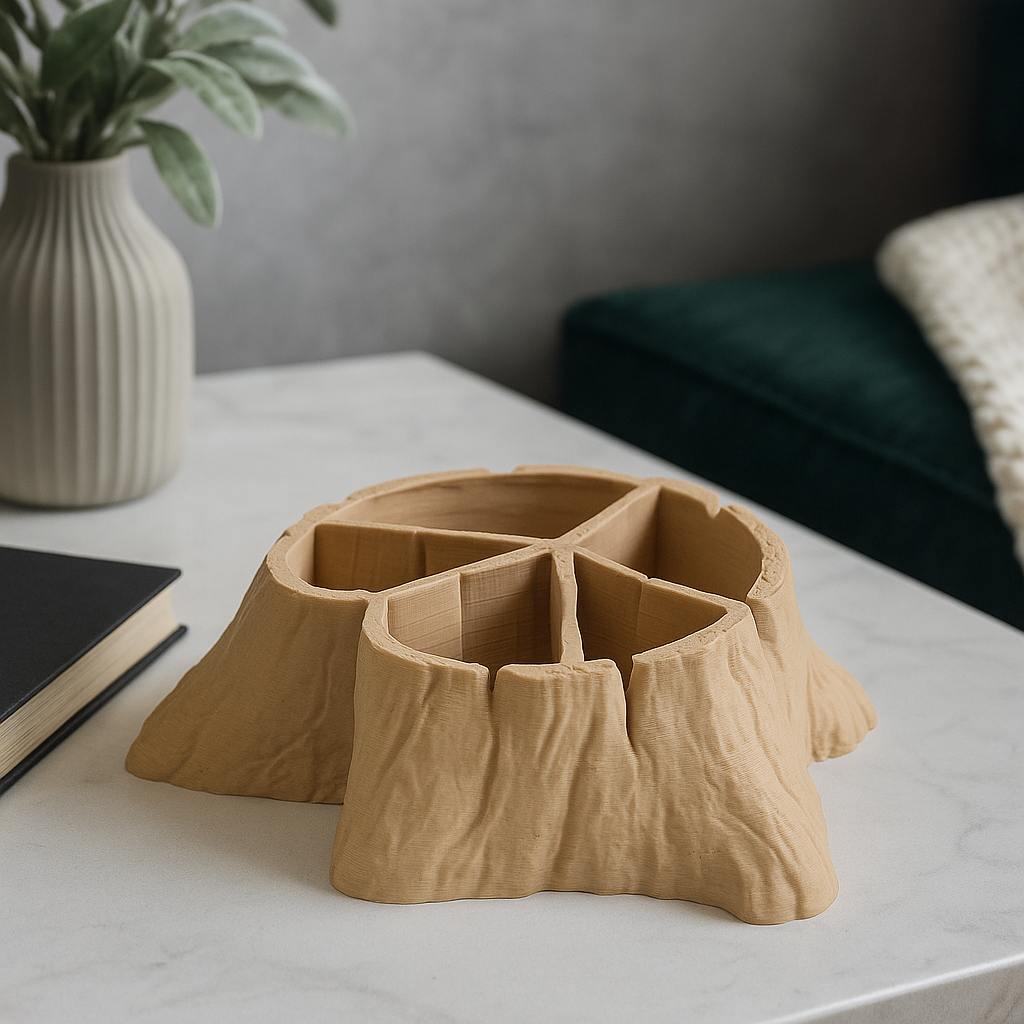 Tree Stump Organizer