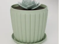 Fluted Modern Planter
