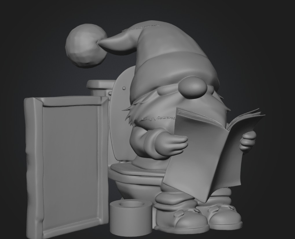 Would Poop Here Again 3D model by Ded Makar