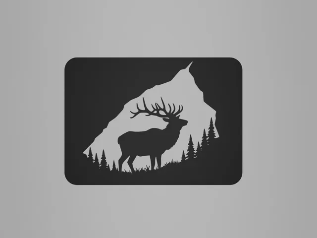 Wall art of majestic elk standing proudly