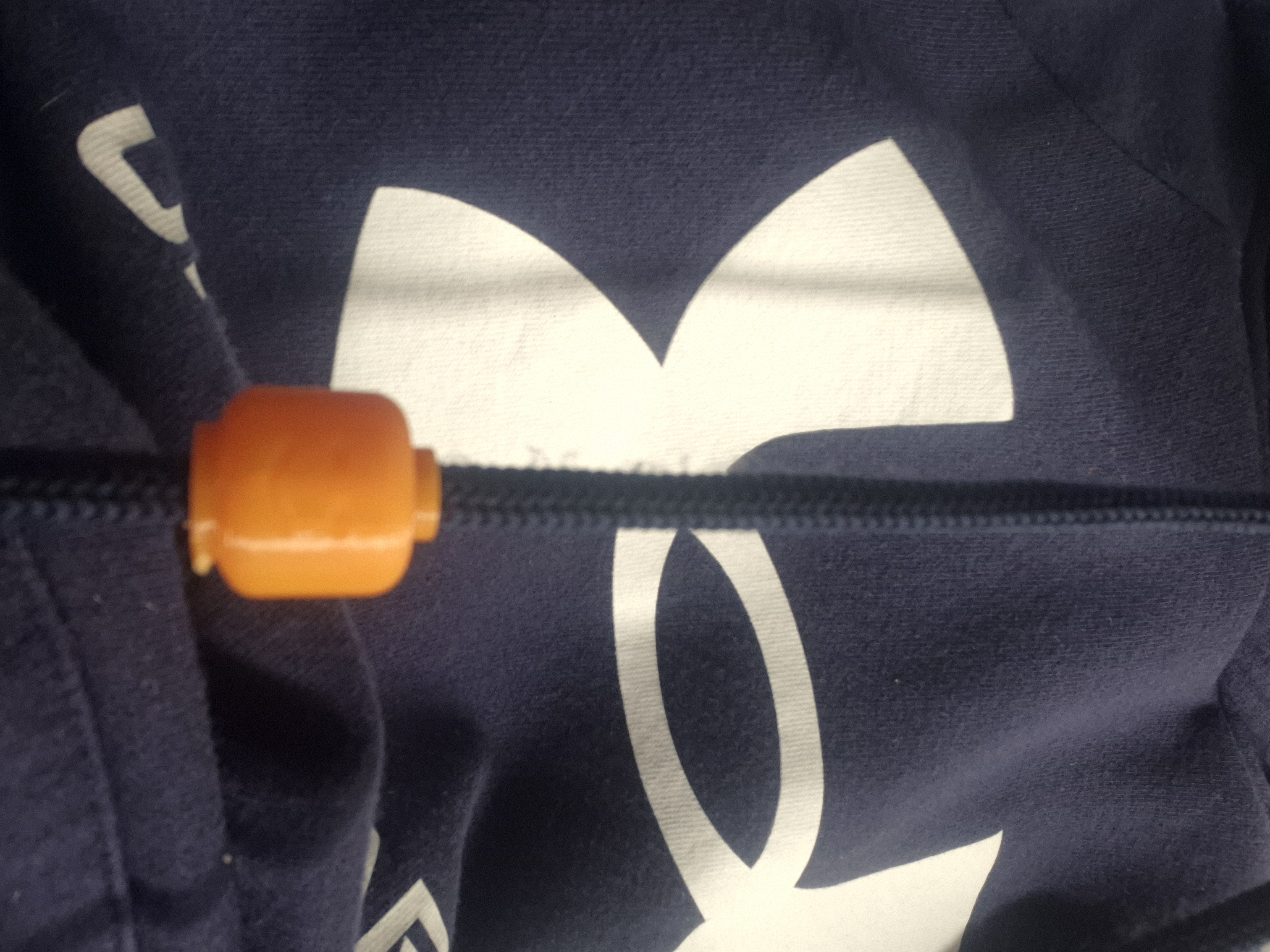 Lego head bead
