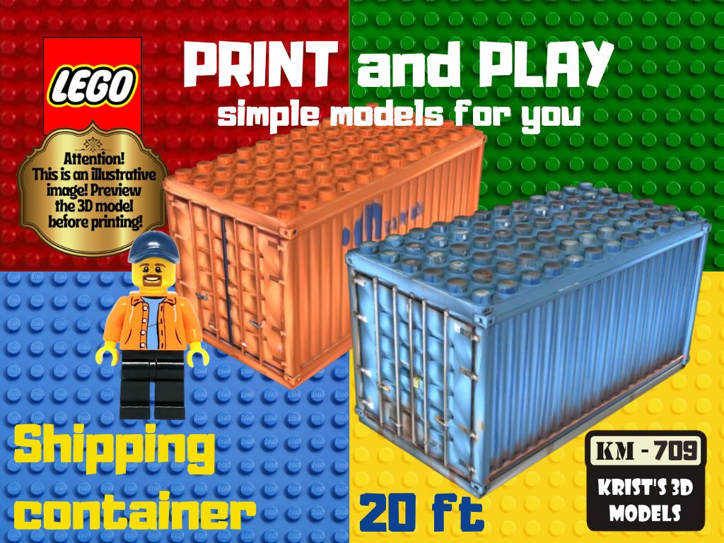 lego 20 ft shipping container