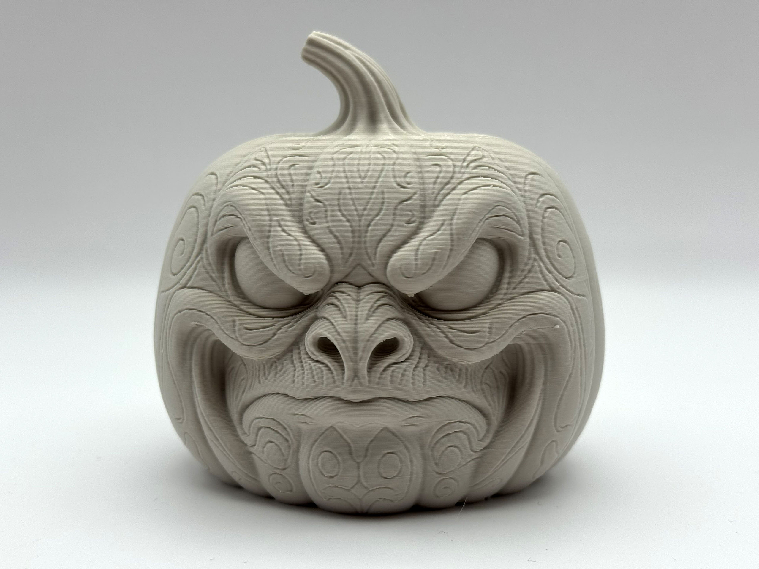Angry Pumpkin Ornament