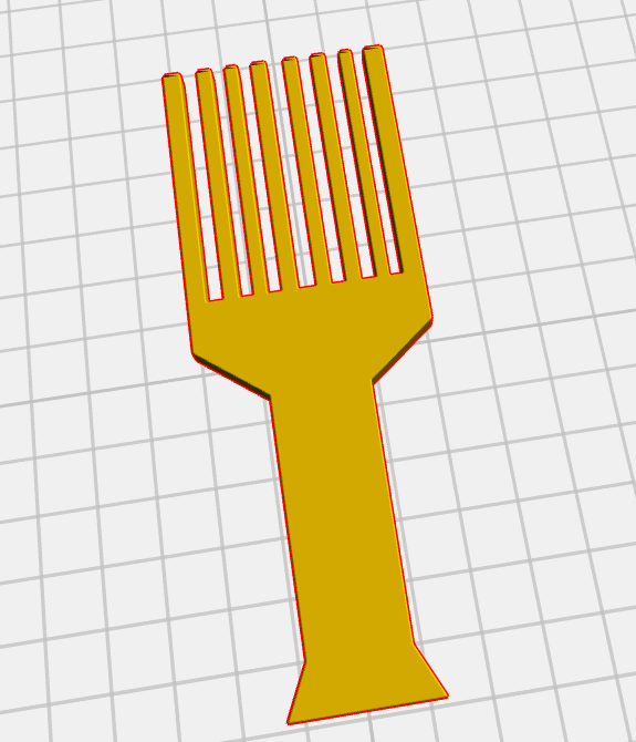 Beard Pick MK  1.0 (not made with AI)
