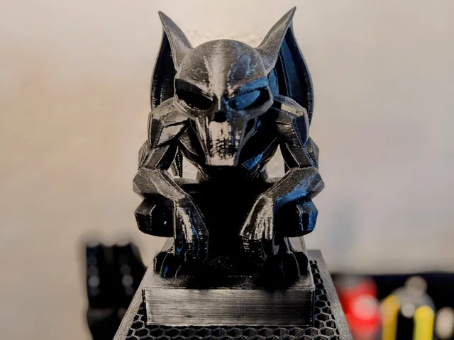 Skeletal Gargoyle Sculpture - Guardian of the Forge