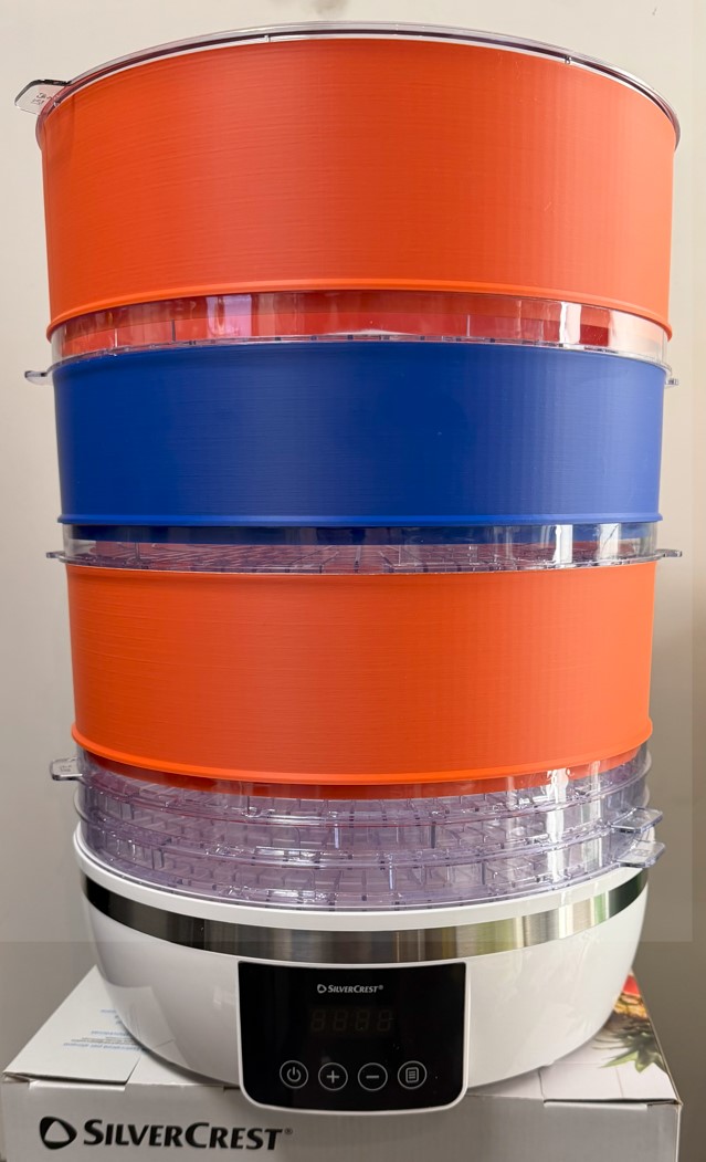 Filament (Food) Dryer Extension Rings for Silvercrest