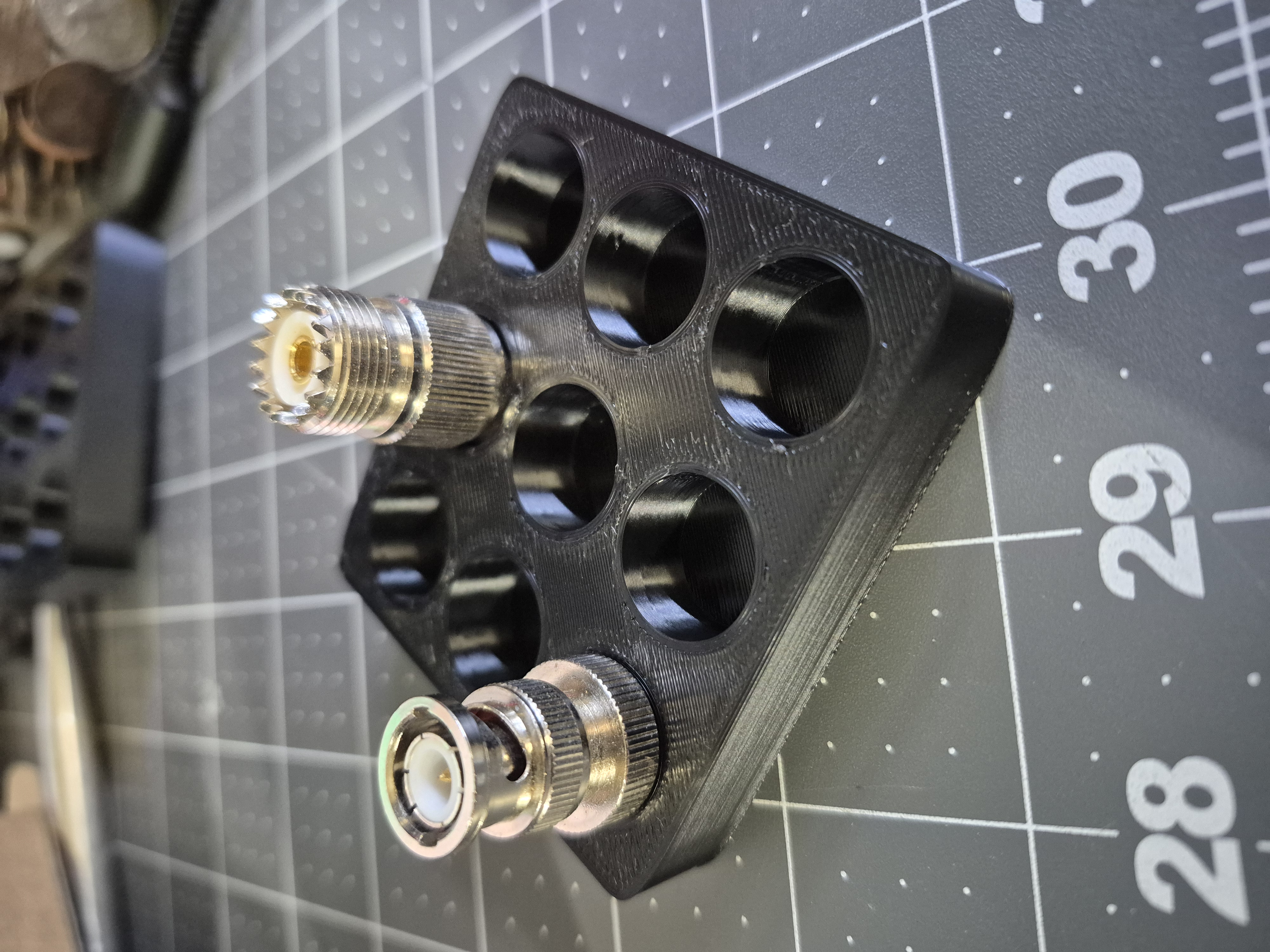 SO-239 UHF Connector Holder