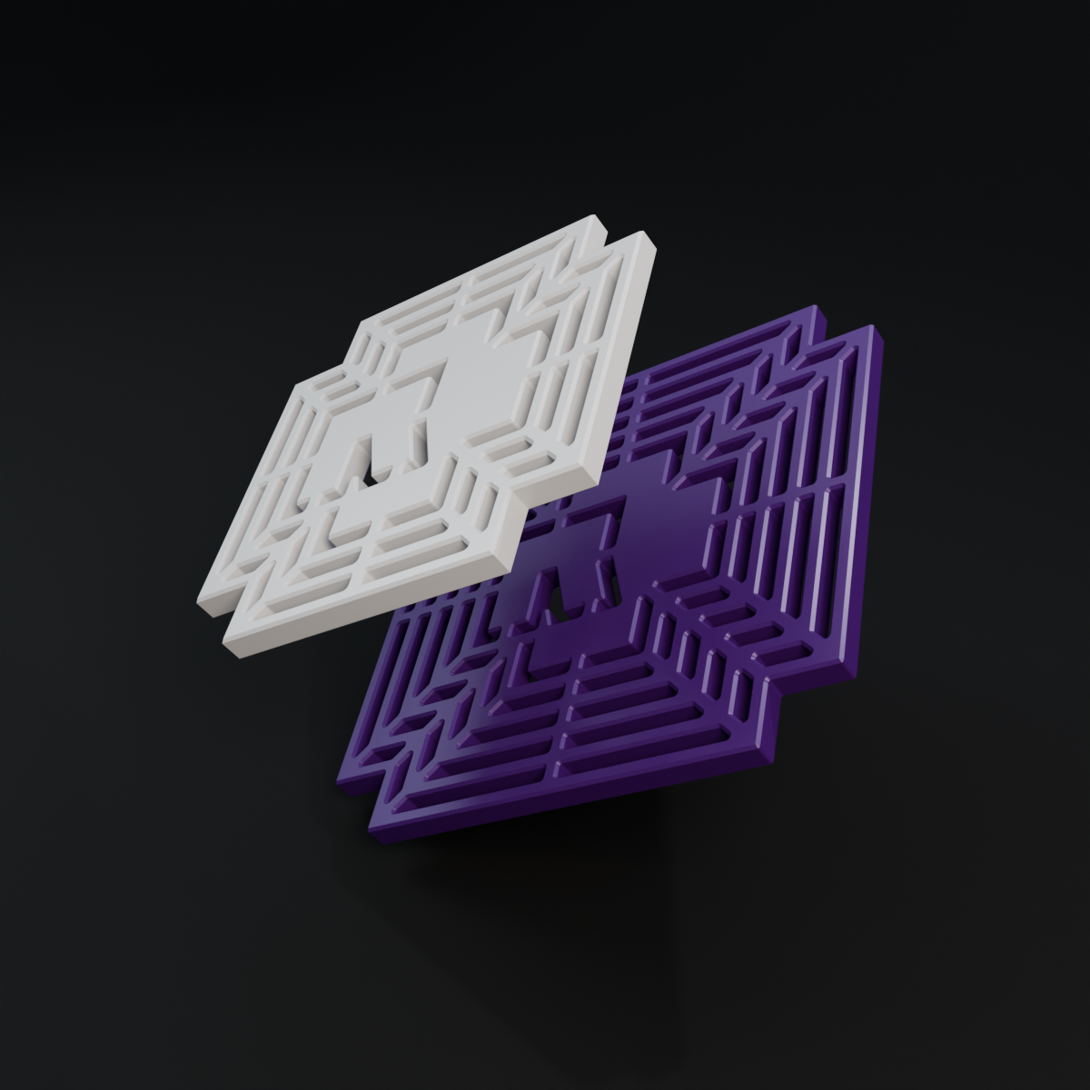 Rammstein logo coaster