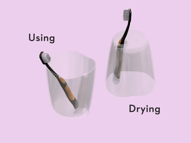 2-in-1 Toothbrush Holder Cup