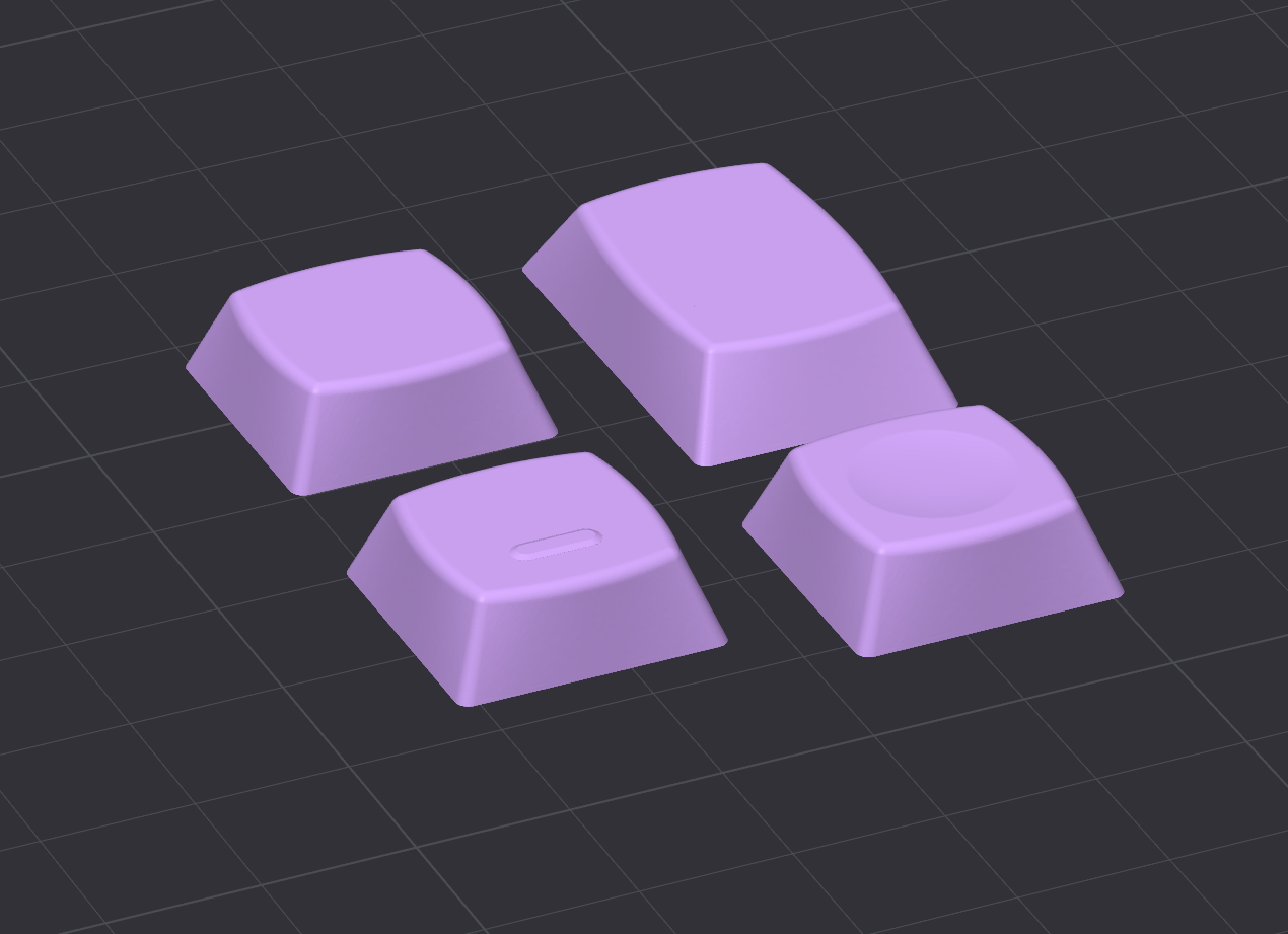 MFP (DSA-ish) printable blank keycaps por Xevakhan | Descargar modelo ...