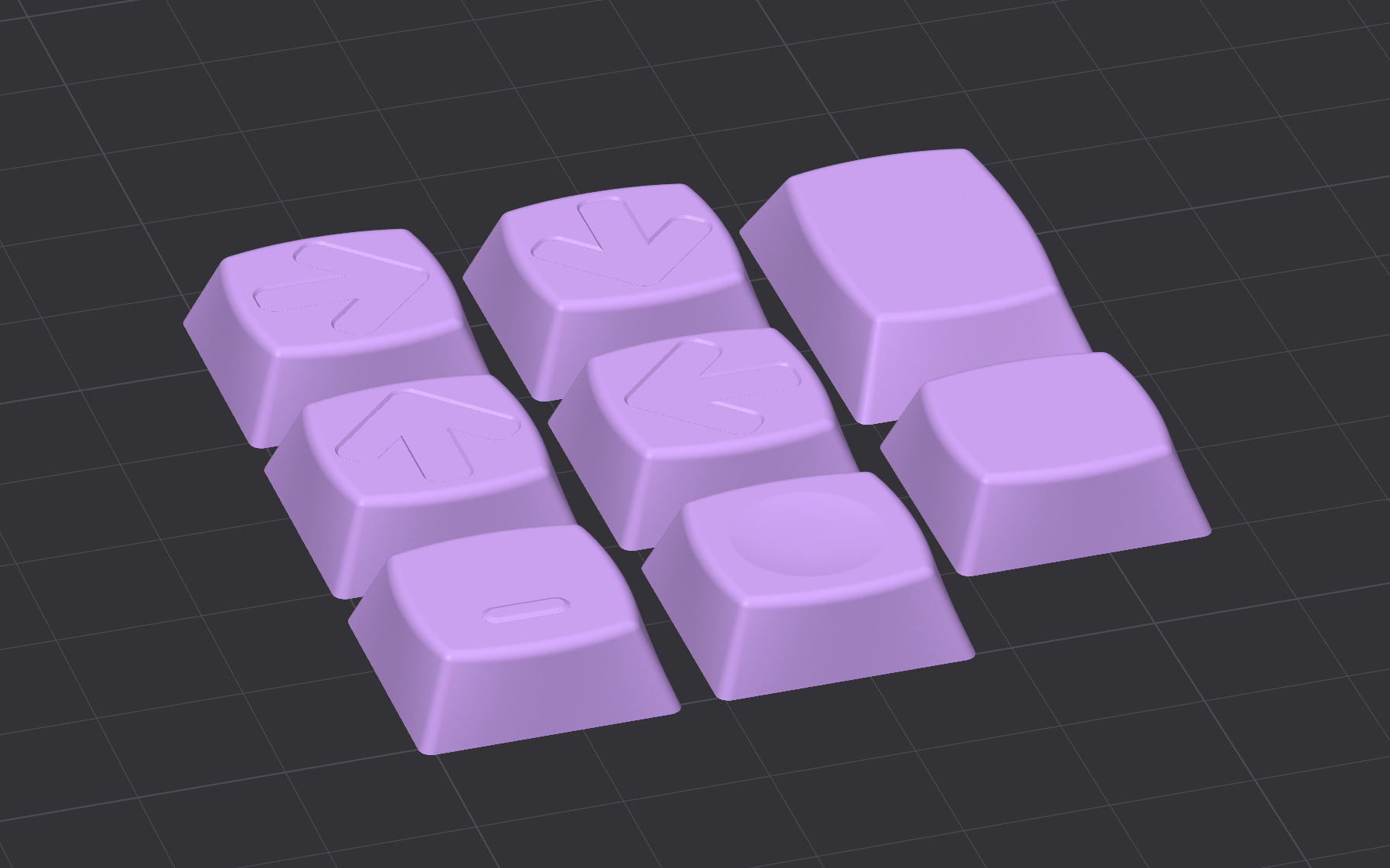 MFP (DSA-ish) flat keycaps by Xevakhan | Download free STL model ...