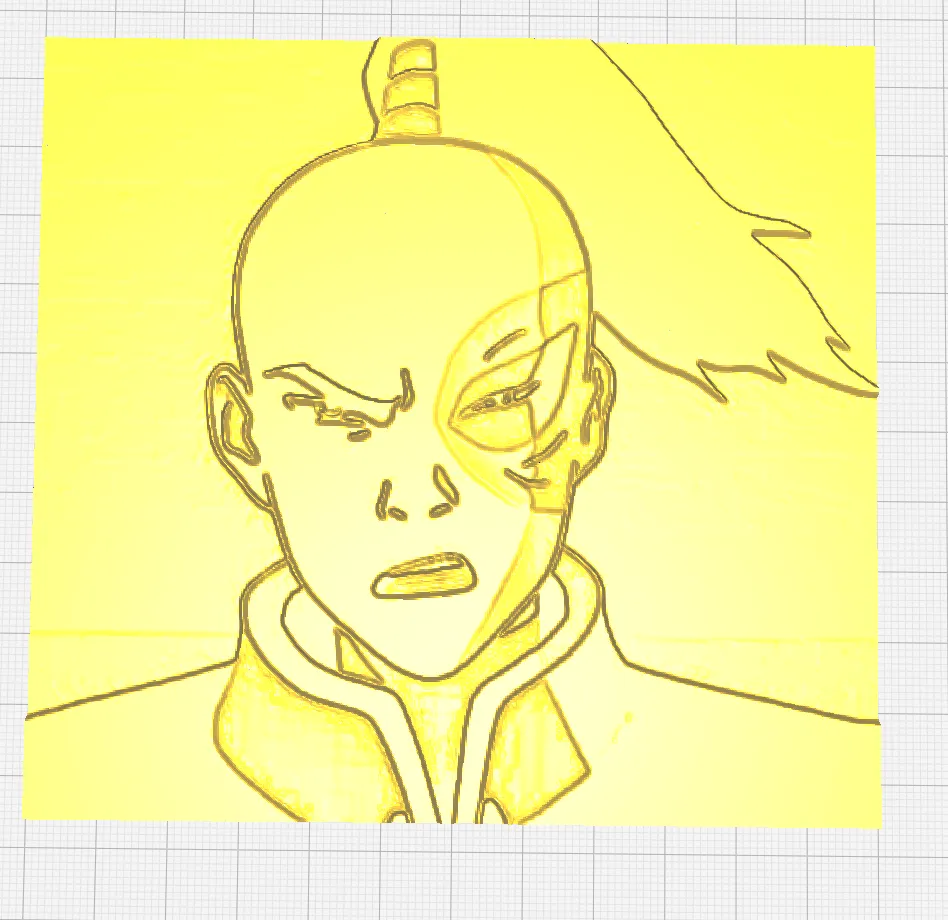 Zuko Lithophane by Ayan Zakaria | Download free STL model | Printables.com