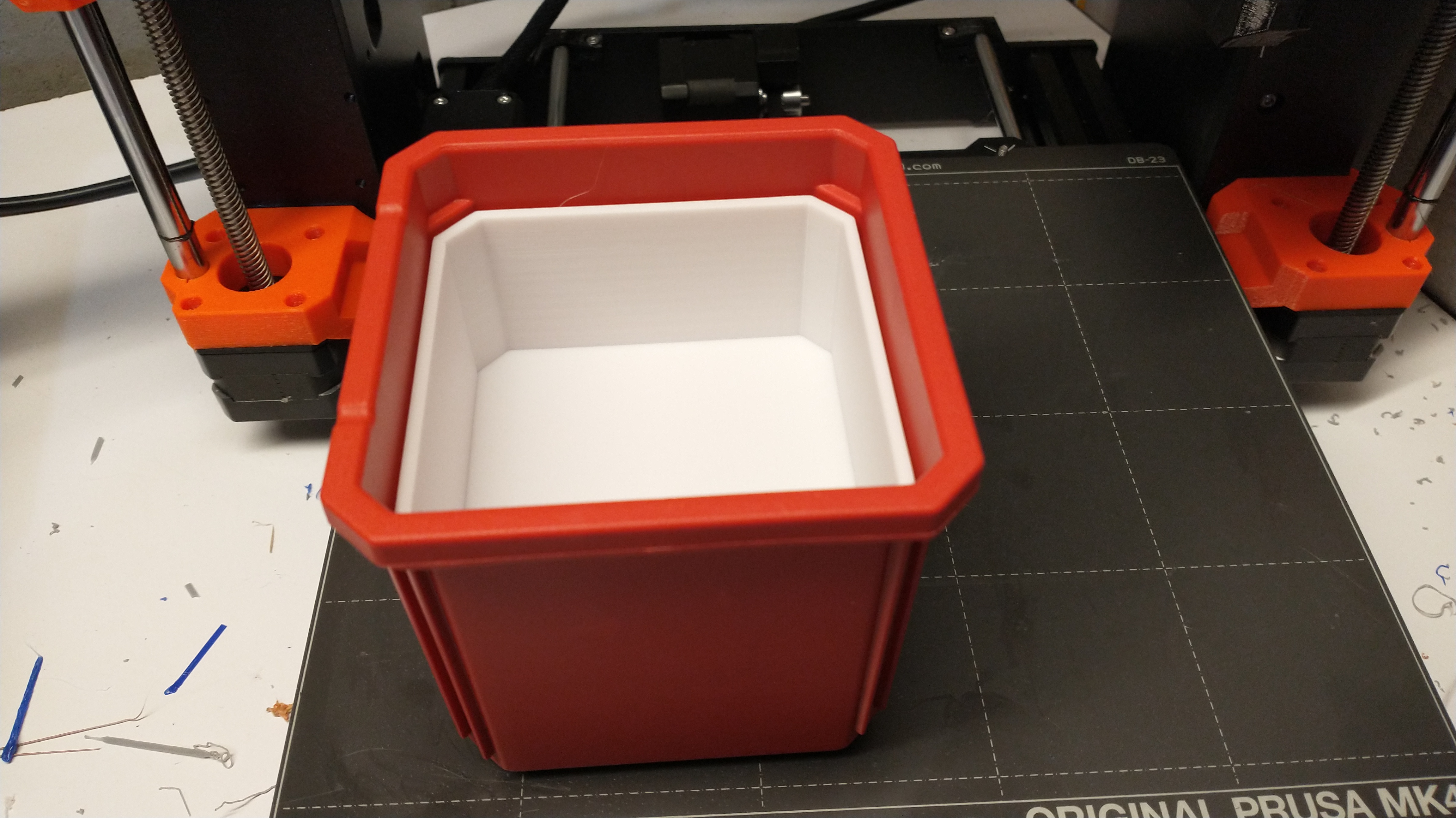 Milwaukee Packout 4 inch bin half height Container