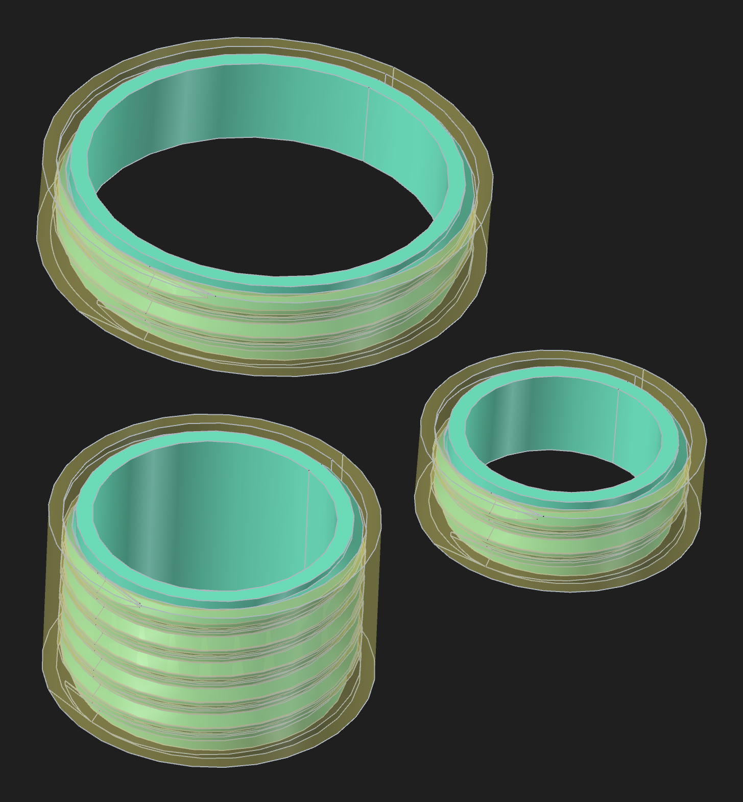 Parametric Threads for Containers and Joints
