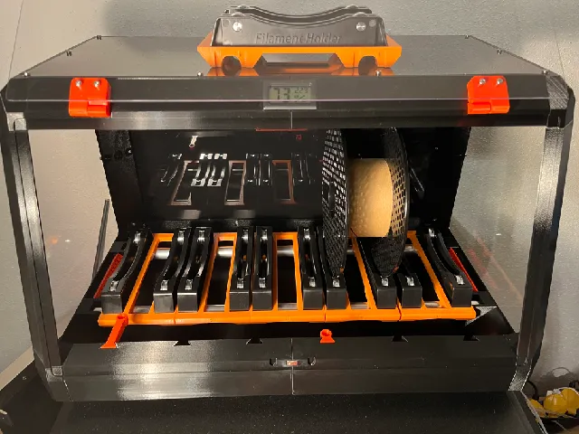 Stand / Adapter Plate for Filament Spool Holder for the (Un)Original Drybox