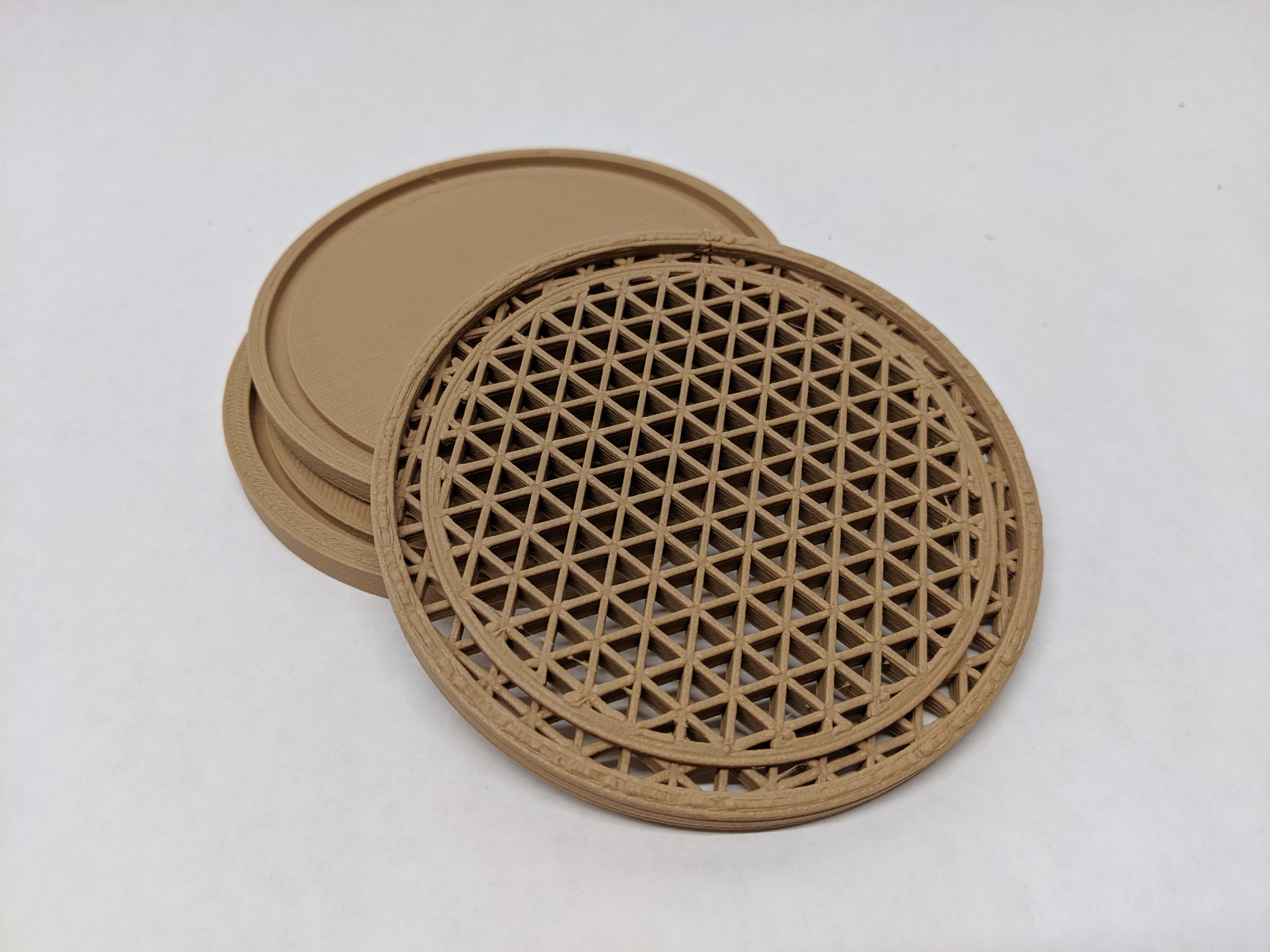 Miniatura 2 do modelo 3D Infill Coaster