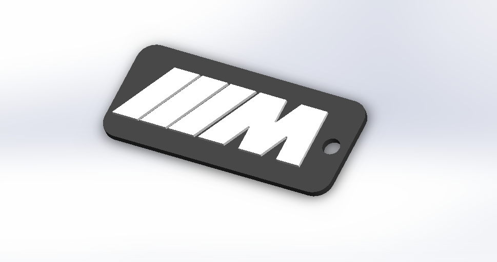 Miniatura 3 do modelo 3D BMW M Keychain