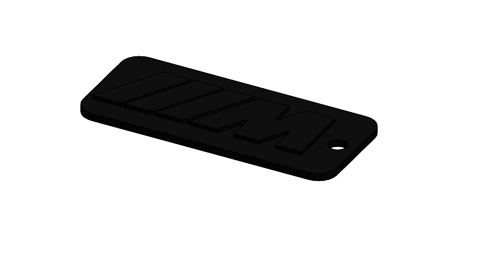 Miniatura 4 do modelo 3D BMW M Keychain