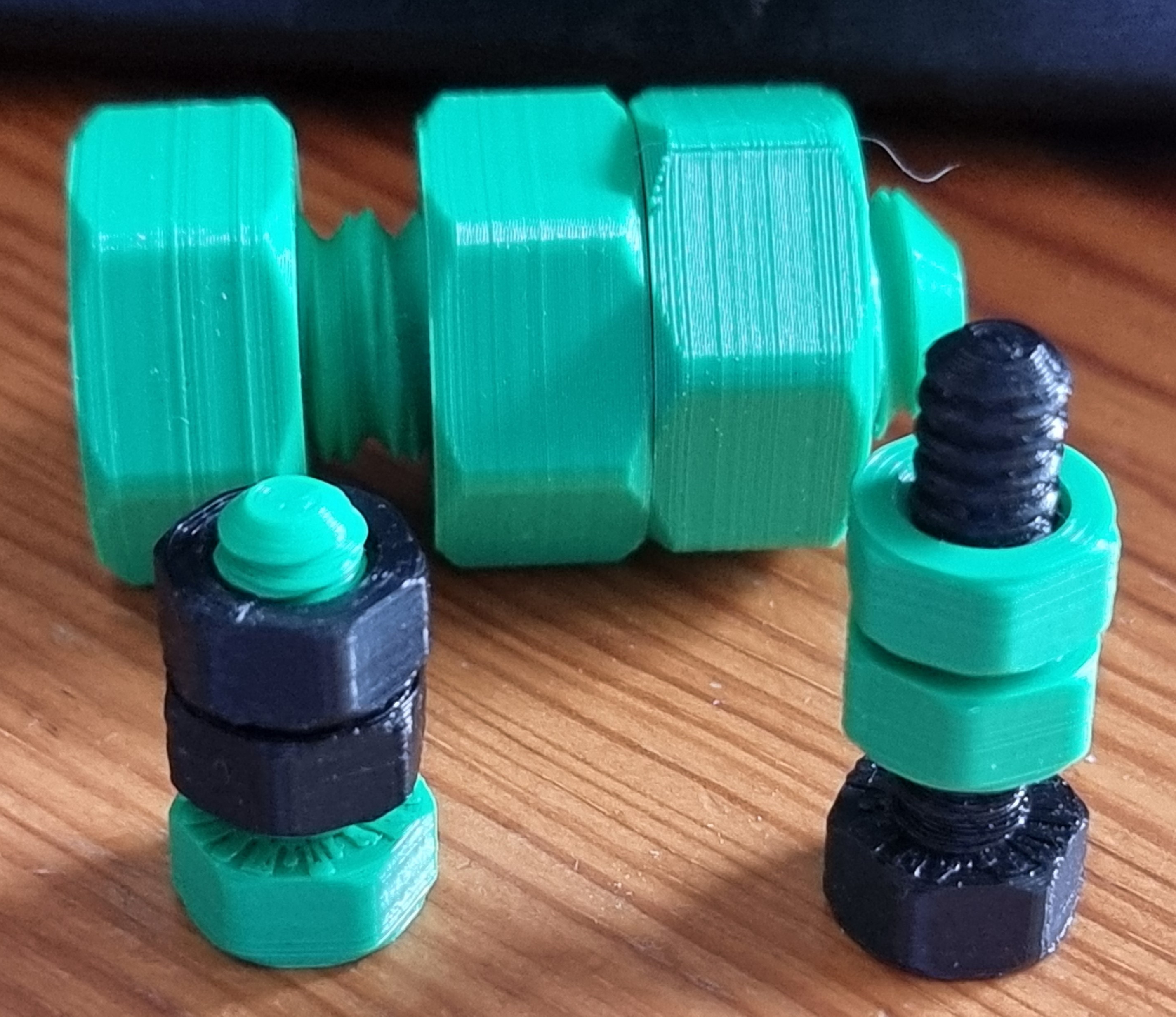 Get nuts! Try magic screw! Customizeable OpenSCAD by MegaHertz67