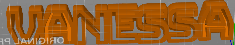 Vanessa desktop sign