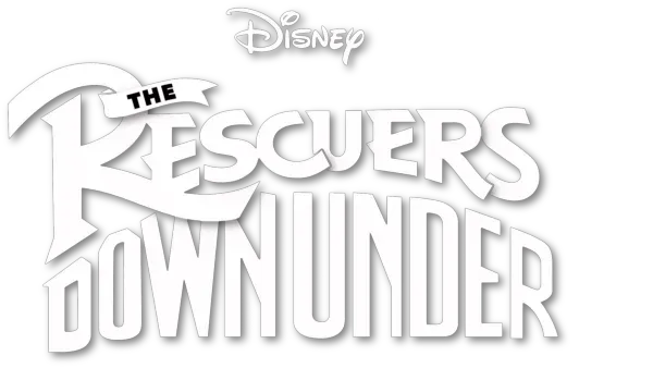 the Rescuers Down Under Logo Stencil