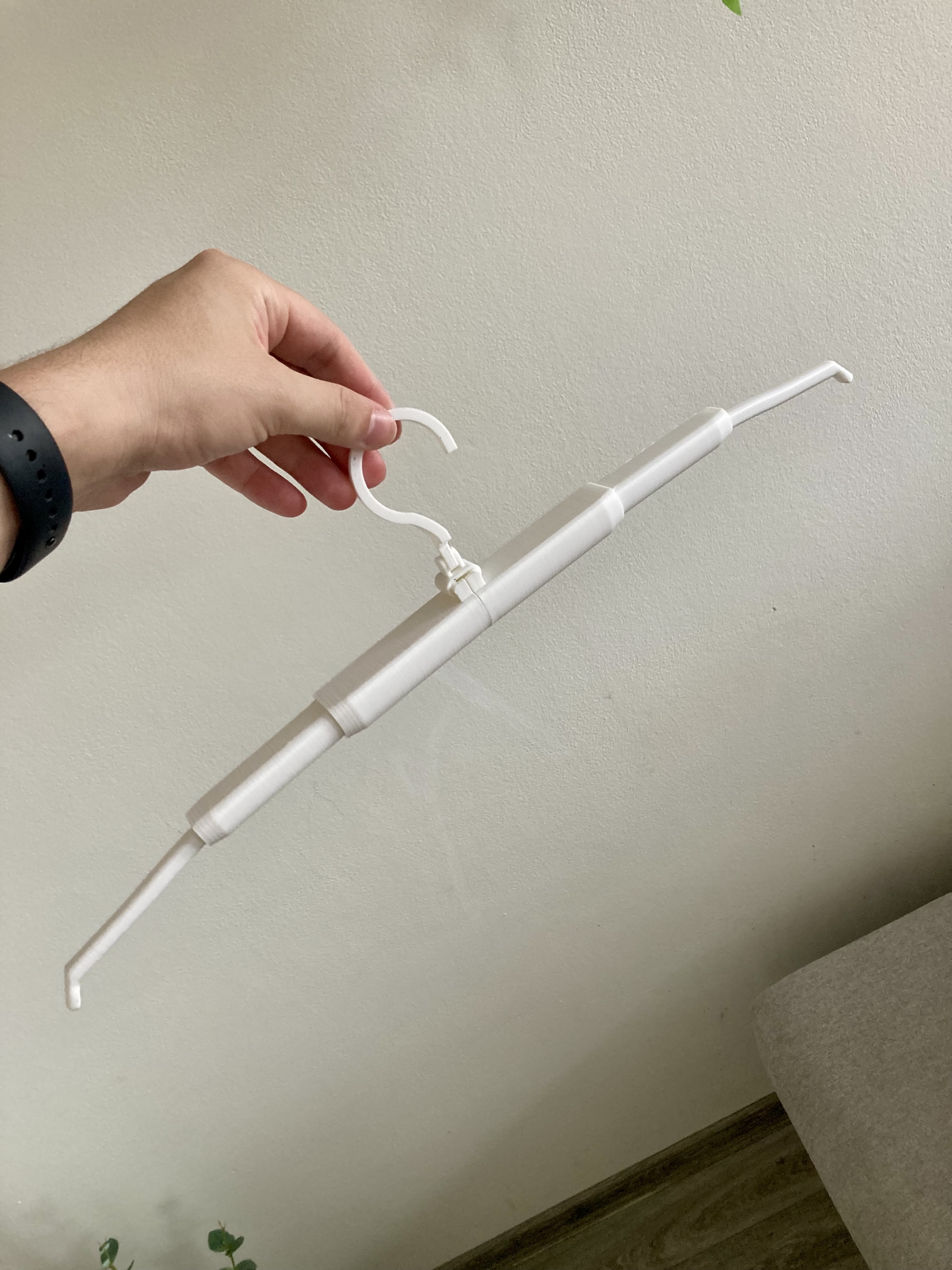 Updated - Pocket hanger, collapsing, Print in place, travel hack, no ...